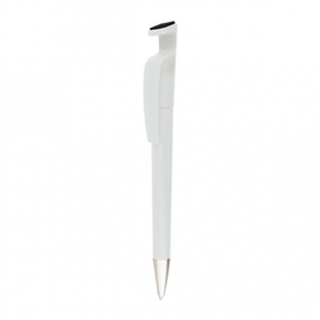 3 in 1 plastic ball pen, with stand