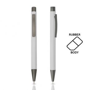 Rubberized aluminium ball pen