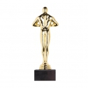 Gold figurine trophy