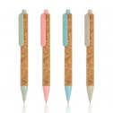 Cork ball pen with wheat fiber details / Coreat