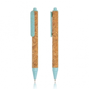 Шариковая ручка из пробкового волокна и пшеничного волокна