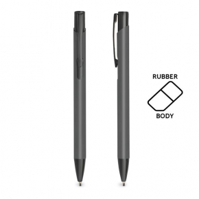 Rubberized aluminium ball pen / Aluru