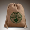 Medium jute bag, with drawstrings / Nashik