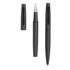 Metal ball pen and rollerball set, gift box / Mety