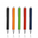 Plastic ball pen, with large clip