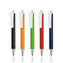 Plastic ball pen, with large clip