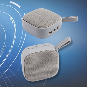 Square shape ABS and polyester bluetooth speaker