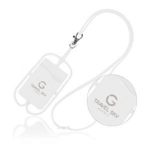 Silicone lanyard, with card holder / Lancy