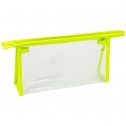 Transparent PVC cosmetic bag, with neon details / Neoclear