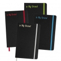 A5 Cardboard hardcover notebook, with pocket / Stylebook