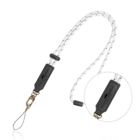 Adjustable polyester premium lanyard, with security closure