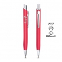 Metallic ball pen, with rubberized touch / Crome