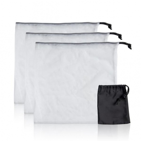 Set with mesh bags, with recycled PET pouch / Veguit