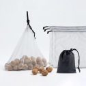 Set with mesh bags, with recycled PET pouch