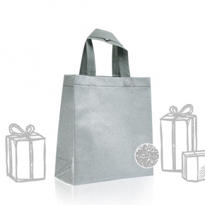 130g Glitter nonwoven gift bag / Luxbag