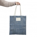 Jute bag with 100% cotton handles
