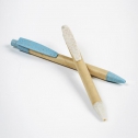 Paper ball pen with wheat fiber details / Sya