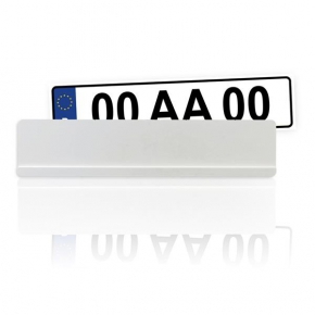 License plate holder - White