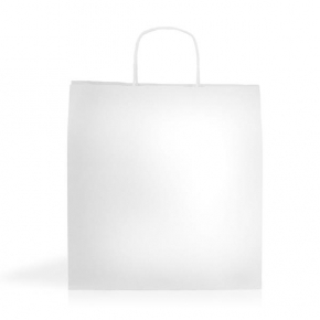 Kraft paper bag 100g/m2 31X32X20cm - white