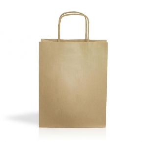 Kraft paper bag 90g/m2 18X24X8cm