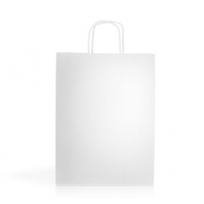 Kraft paper bag 90g/m2 24X32X11cm - white