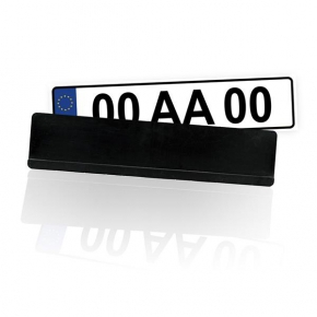 License plate holder - Black