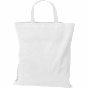 Cotton bag with short handles BREGENZ