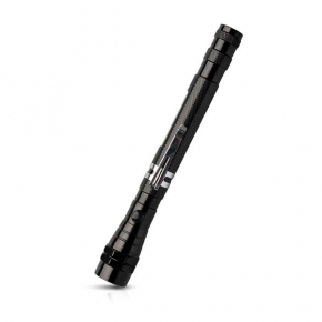 Extendable aluminum flashlight with two magnetic edges / Maglight