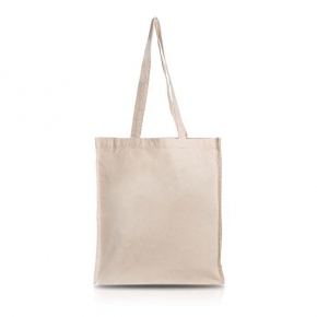 100% Organic cotton 220g bag, with gusset