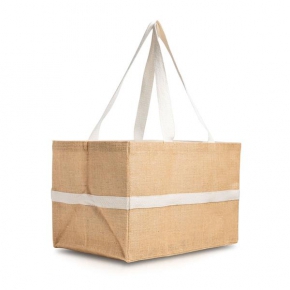 Foldable and extendable jute bag / Osaka