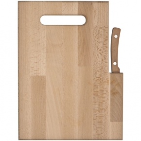 Wooden board with knife LIZZANO