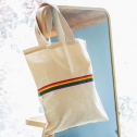 Multicolored cotton bag