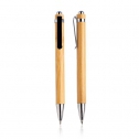 Bamboo ballpoint and infinity pencil set, case