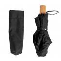 190T retractable pongee umbrella with matching handle and bag / Smalla