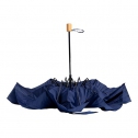 190T retractable pongee umbrella with matching handle and bag