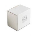 White cardboard box for mugs