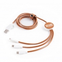 6 in 1 charging cable in recycled ABS and PU
