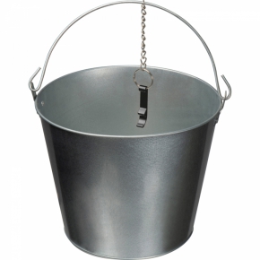 Zinc bucket with bottle opener